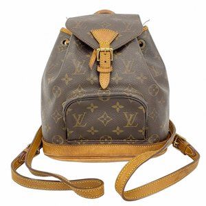 Louis Vuitton Monogram Mini Montsouris Backpack/Daypack M51137 Brown Women's